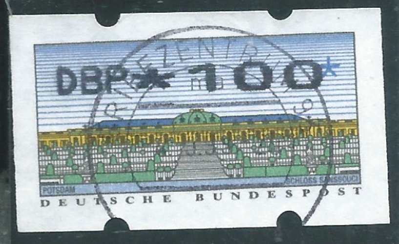 Allemagne - RFA - Timbres de distributeurs - Y&T 0002 (o) 