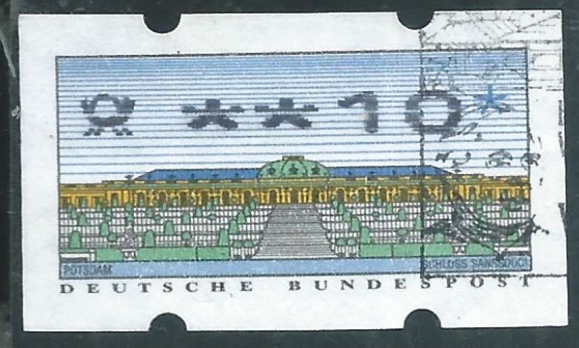 Allemagne - RFA - Timbres de distributeurs - Y&T 0003 (o) 