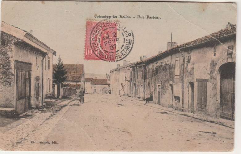 cpa  54  Colombey-les-Belles Rue Pasteur 