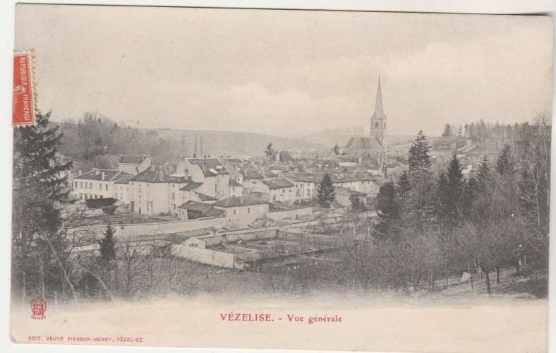 cpa  54  Vézelise Vue générale