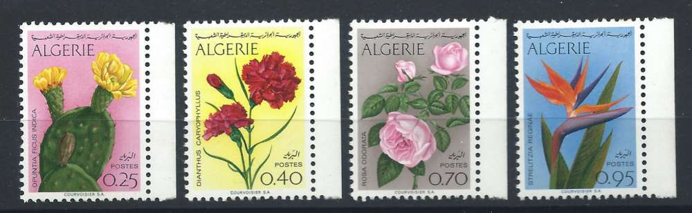 Algérie N°484/87* (MH) 1969 - Fleurs