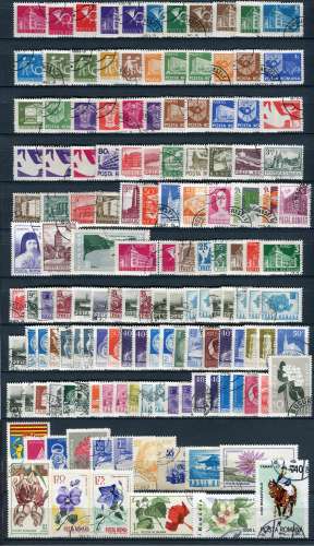 ROUMANIE LOT DE 143 TIMBRES OBLITERES - lot 1