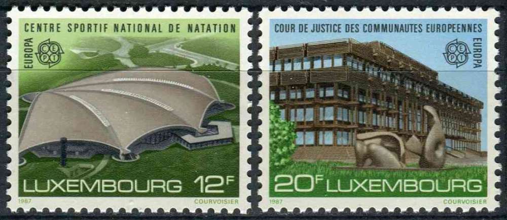 LUXEMBOURG 1987 NEUF** MNH N° 1124 1125 europa