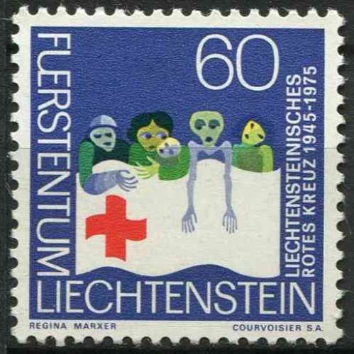 LIECHTENSTEIN 1975 NEUF** MNH N° 568 Croix-Rouge