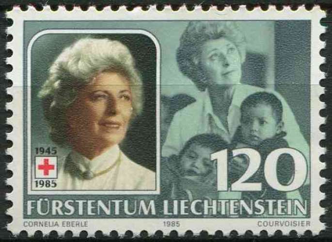 LIECHTENSTEIN 1985 NEUF** MNH N° 818 Croix-Rouge