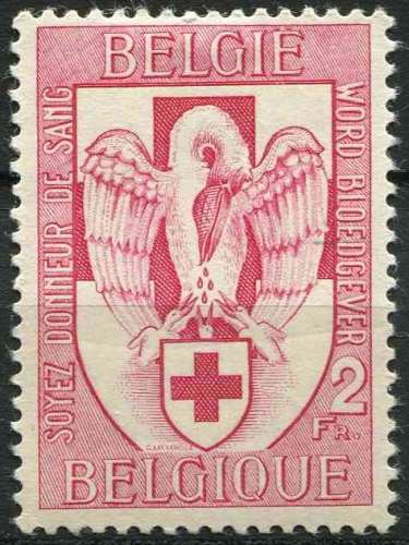 BELGIQUE 1956 NEUF* charnière N° 986 Croix-Rouge