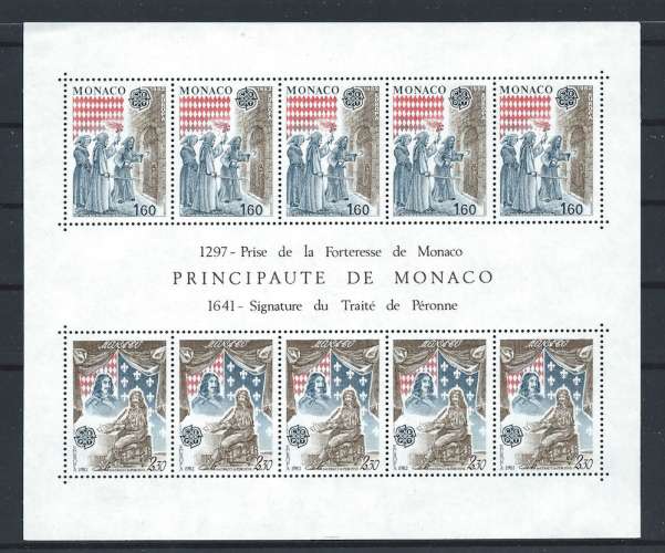 Monaco Bloc N° 22** (MNH) 1982 - Europa 