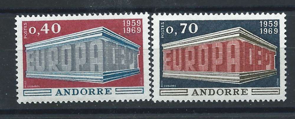 Andorre N°194/95** (MNH) 1969 - Europa