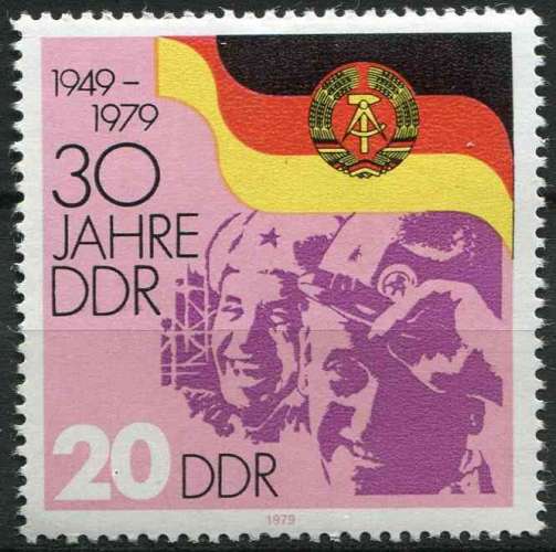 ALLEMAGNE RDA 1979 NEUF** MNH N° 2125