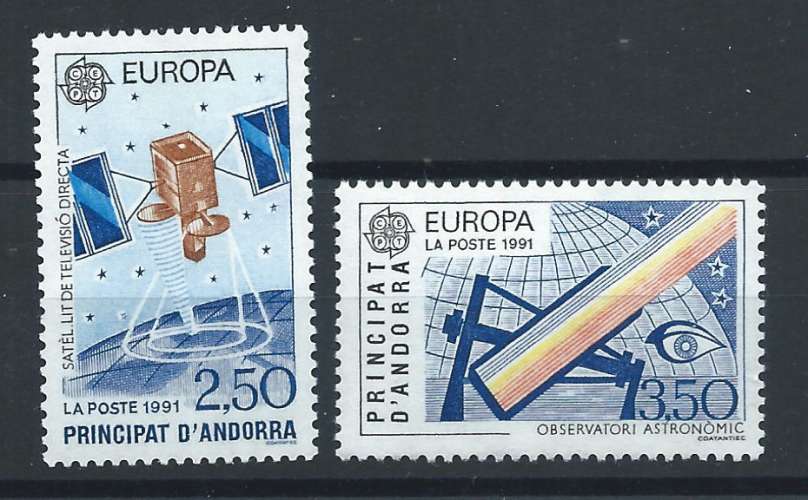 Andorre N°402/03** (MNH) 1991 - Europa 