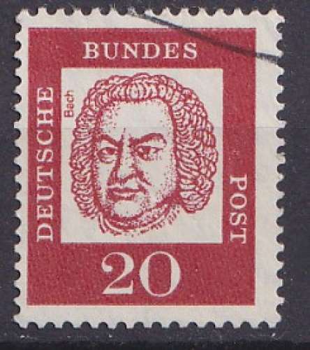 Allemagne 1961-64 Y&T 225 oblitéré - Johann Sebastian Bach 