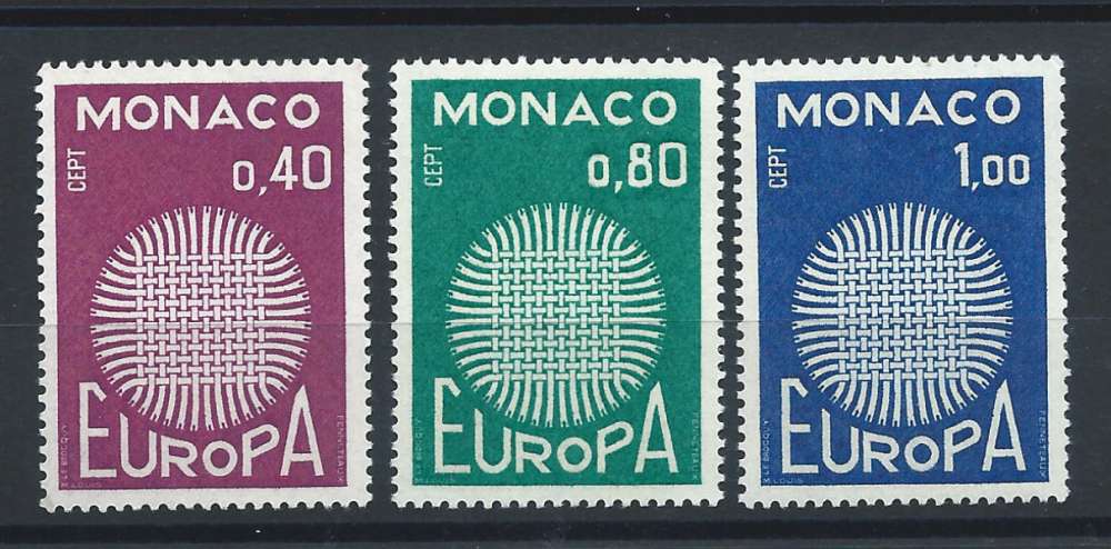 Monaco N°819/21** (MNH) 1970 - Europa 