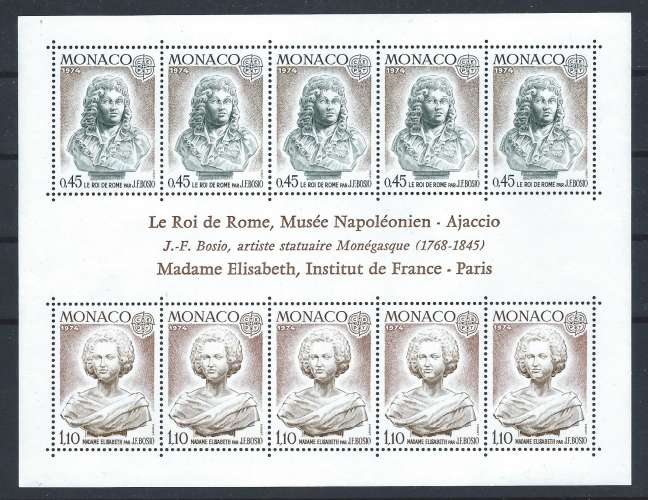 Monaco Bloc N° 9** (MNH) 1974 - Europa 