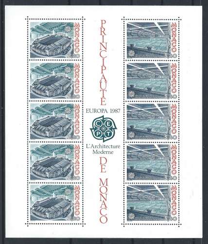 Monaco Bloc N° 37** (MNH) 1987 - Europa 