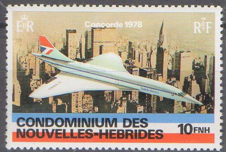 Concorde survolant New York 