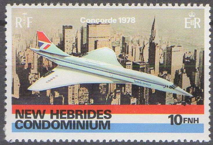 Concorde survolant New-York