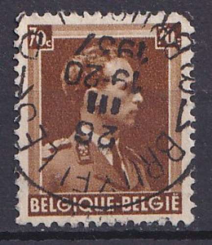 Belgique 1936-46 Y&T 427 oblitéré - Léopold III 