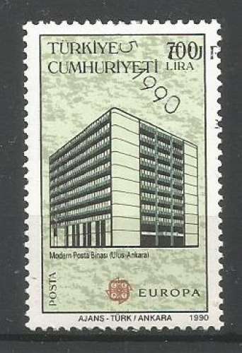 Turquie 1990 - YT n° 2634 - Europa - Bâtiment postal 