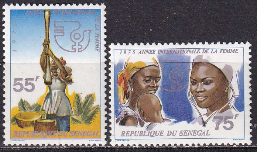 sénégal ... n° 417/418  neufs** ... 1975