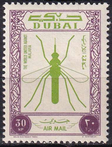 dubai ... P.A. n° 18  neuf** ... 1962 (avec pliure)