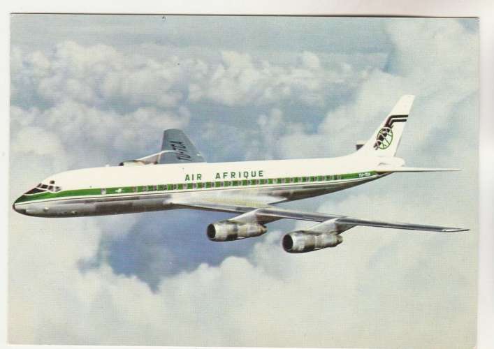 cpm Air Afrique Jet DC8 Turbofan