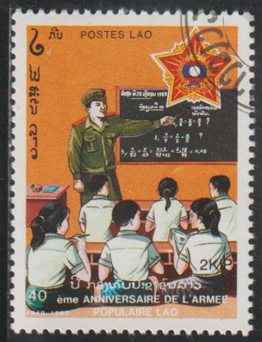 LAOS 1989 -  Y&T N° 910