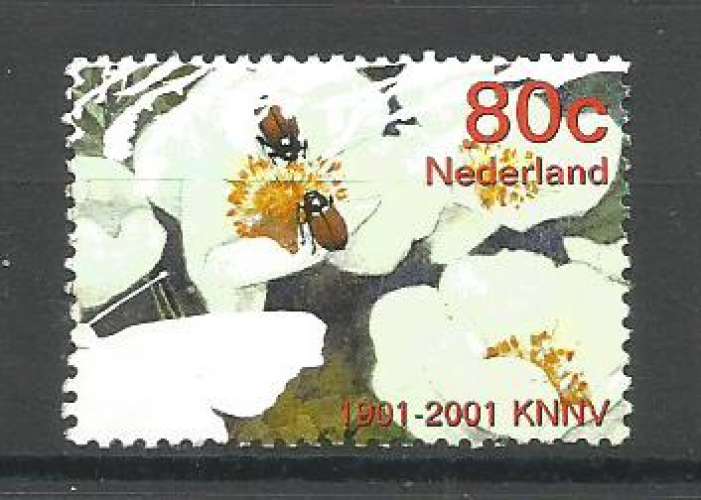 Pays-Bas 2001 - YT n° 1813 - Insectes sur fleurs