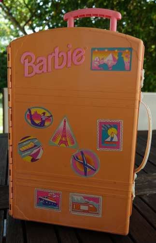 1995 valise chambre de Barbie traveling house