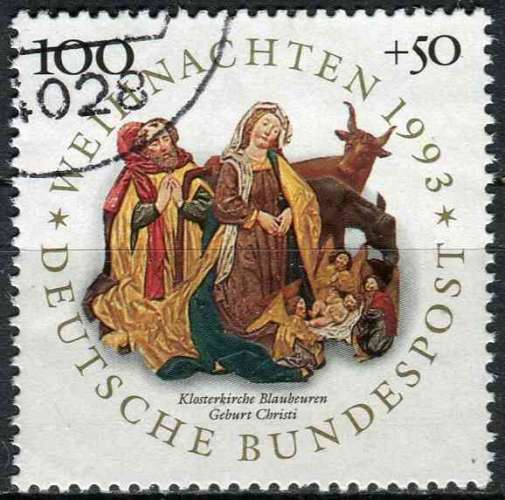 ALLEMAGNE RFA 1993 OBLITERE N° 1540 Noël