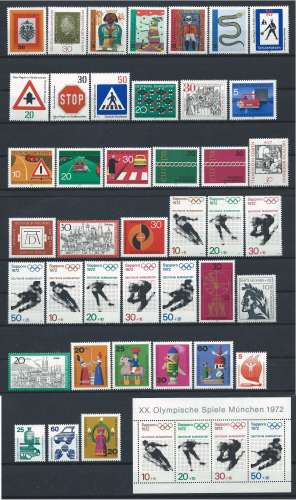 Allemagne RFA - Année 1971 Neuf** (MNH) Complète