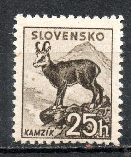 Slovaquie Yvert N°42 Neuf 1939 Chamois