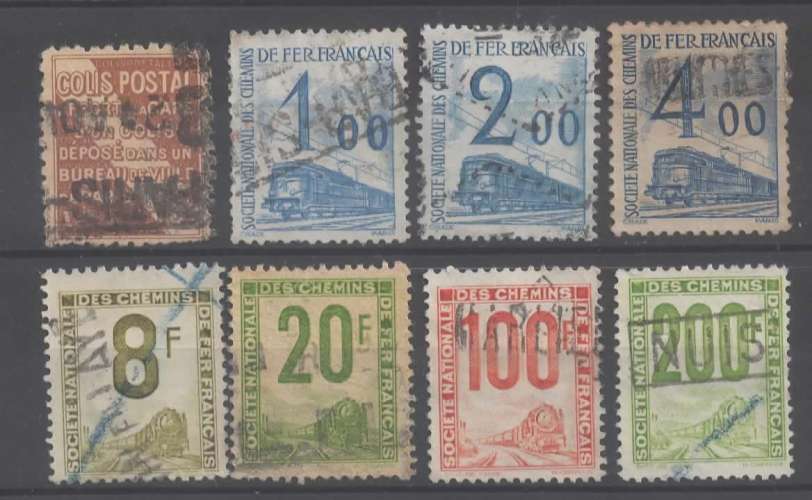 FRANCE LOT COLIS POSTAUX  DONT 95 VOIR SCAN