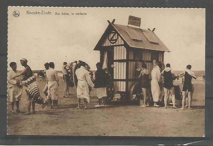 Belgique - Début 20e siècle - Aux Bains - Vestiaire - Neuve