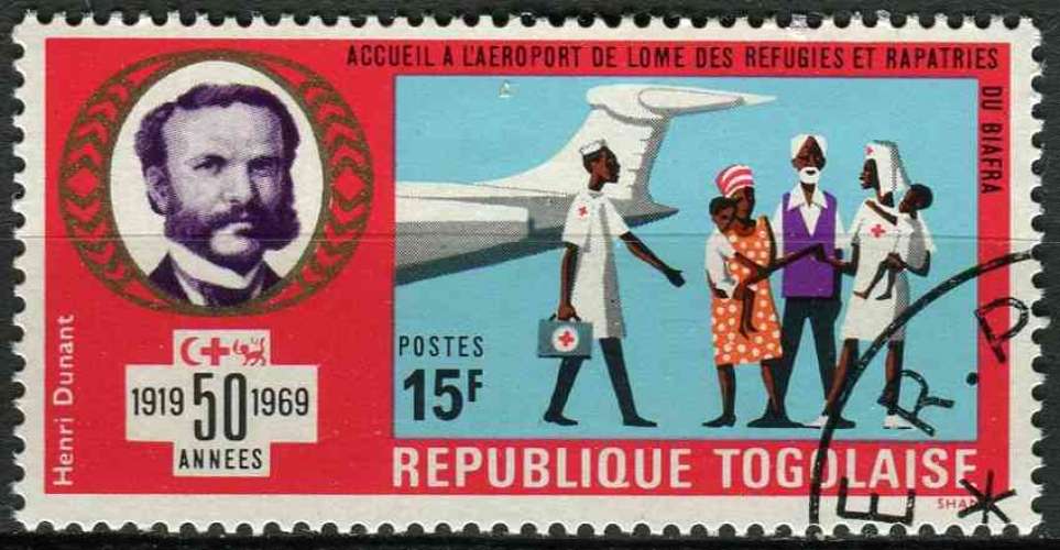 TOGO 1969 OBLITERE N° 621 Croix-Rouge