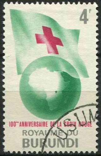 BURUNDI 1963 OBLITERE N° 58 Croix-Rouge