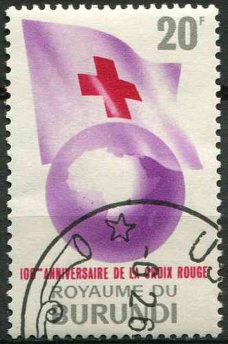 BURUNDI 1963 OBLITERE N° 61 Croix-Rouge