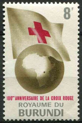 BURUNDI 1963 NEUF** MNH N° 59 Croix-Rouge