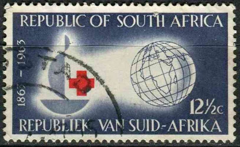 AFRIQUE DU SUD 1963 OBLITERE N° 276 Croix-Rouge