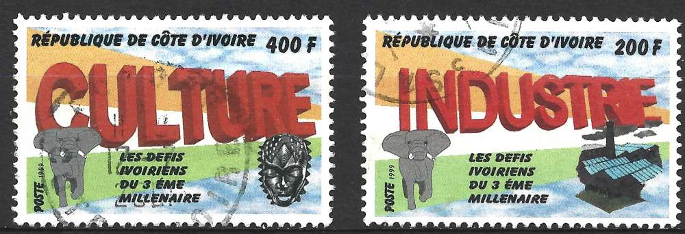 CÔTE D'IVOIRE 1999 - INDUSTRIE -  CULTURE