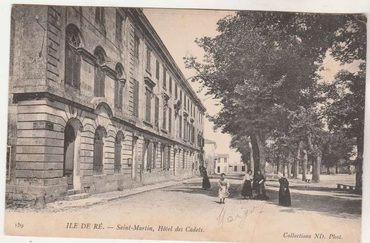 cpa 17 Ile de Ré Saint Martin Hôtel des Cadets