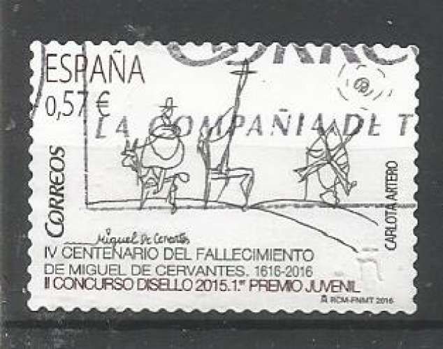 Espagne 2016 - YT n° 4743 - Don Quichotte