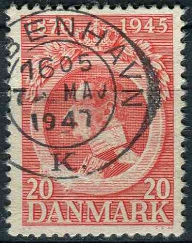 DANEMARK 1945 OBLITERE N° 299