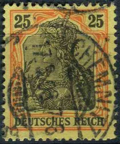 ALLEMAGNE EMPIRE 1902 OBLITERE N° 71