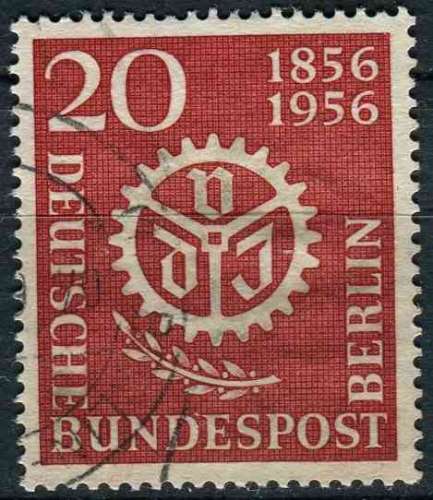 ALLEMAGNE BERLIN 1956 OBLITERE N° 124