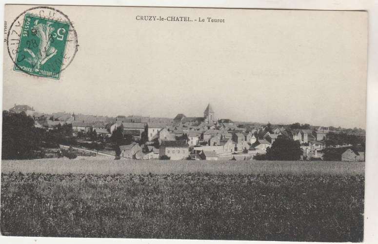 cpa 89 Cruzy-le-Châtel Le Teurot 