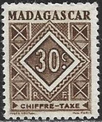 Madagascar - 1947 - Y&T t 32** - MNH - Taxe 