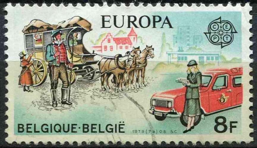 BELGIQUE 1979 OBLITERE N° 1925 europa