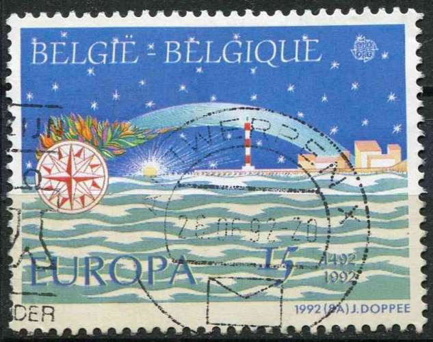 BELGIQUE 1992 OBLITERE N° 2454 europa