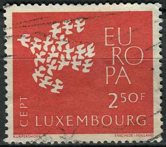 LUXEMBOURG 1961 OBLITERE N° 601 europa