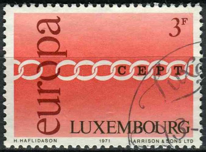 LUXEMBOURG 1971 OBLITERE N° 774 europa